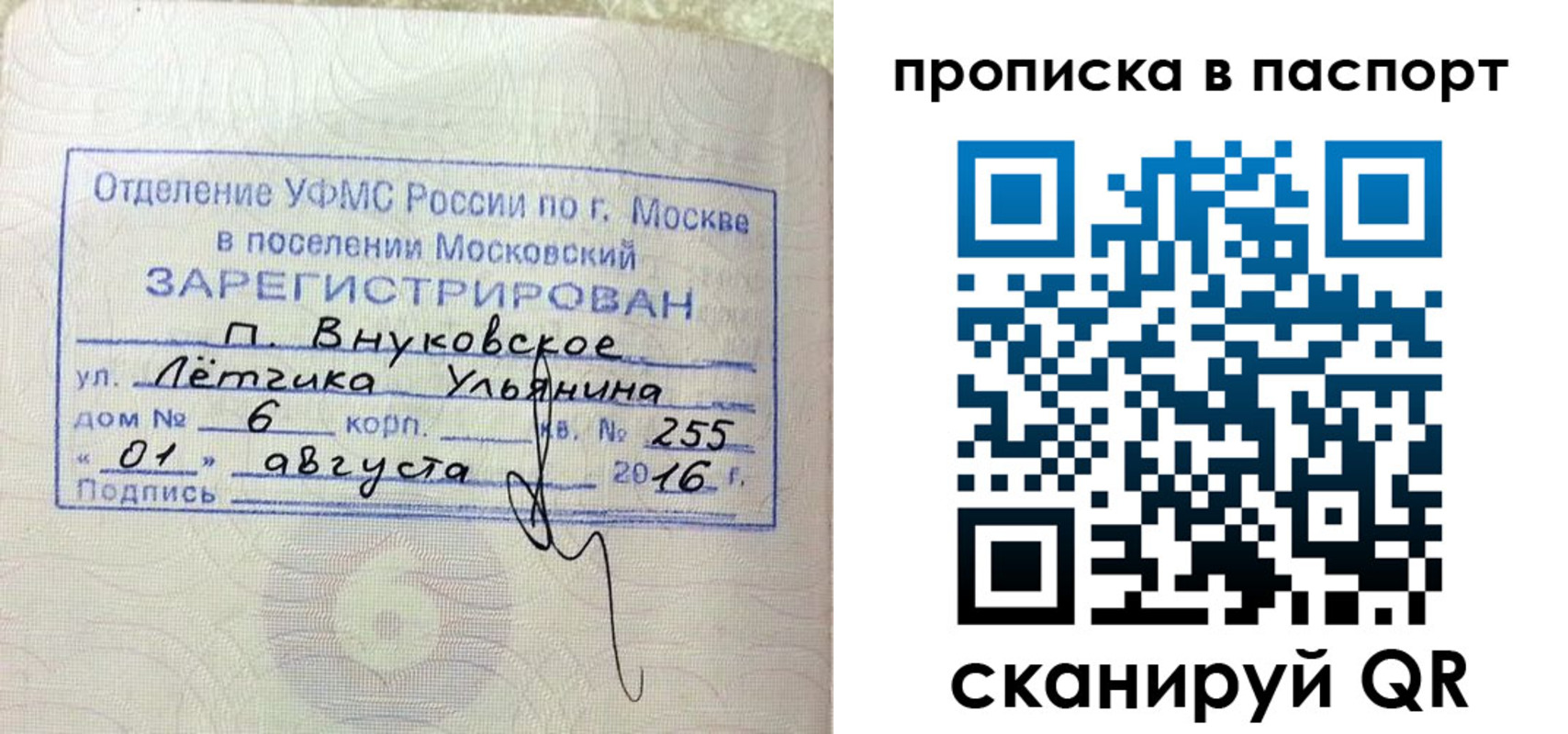 временная прописка в Чаплыгине